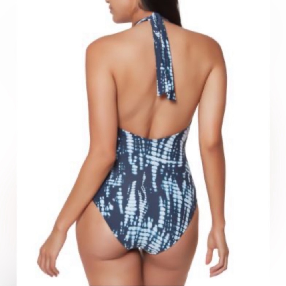 013 Bar III One Piece Swimsuit Black/White Tie Dye Small, Medium & XL Available - Picture 2 of 6